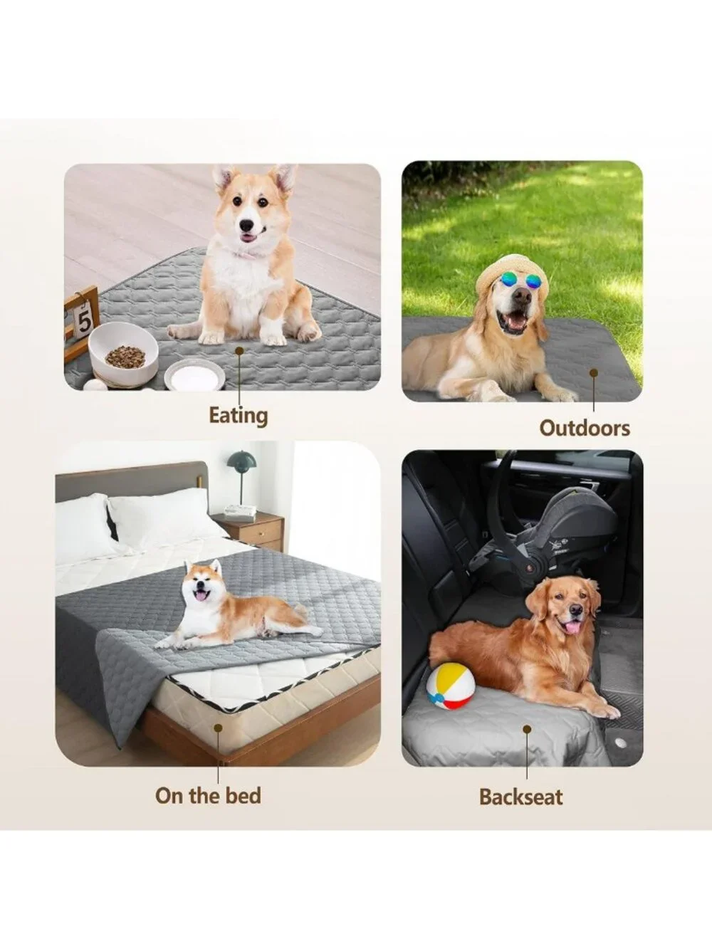 Waterproof Pet Couch Cover & Dog Blanket - Durable Furniture Protector for Pets